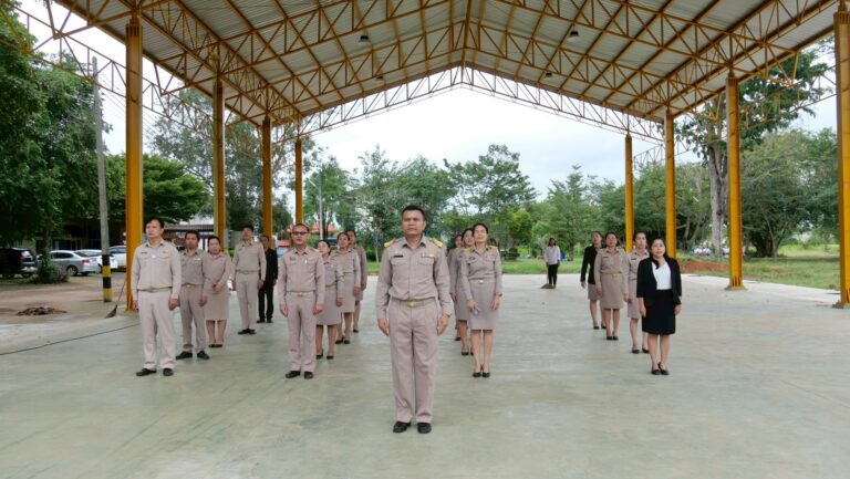 กิจกรรมเข้าแถวเคารพธงชาติ สพป.ศรีสะเกษ เขต 4 ประจำเดือน พฤศจิกายน 2568