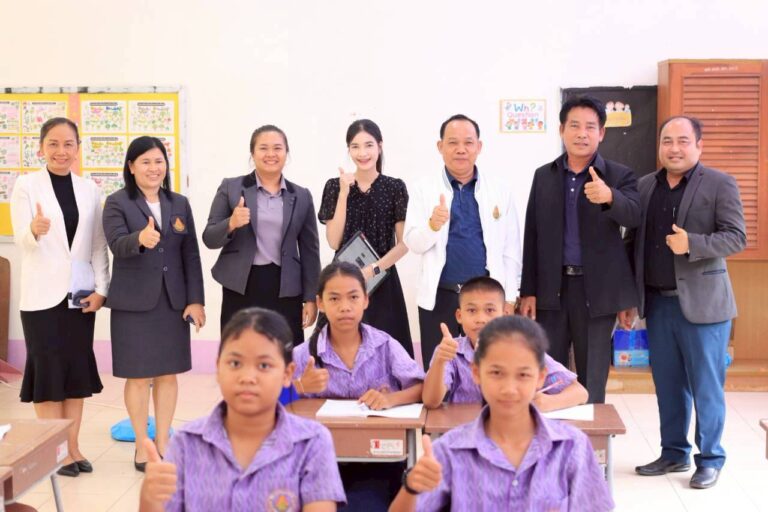สพป.ศรีสะเกษ เขต 4 ลงพื้นที่ตรวจเยี่ยมให้กำลังใจสถานศึกษา : การนิเทศเปิดภาคเรียนที่ 1/2569